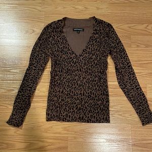 Express Leopard Sweater